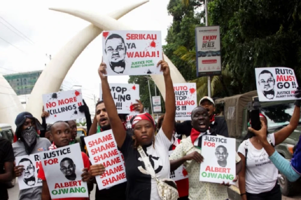 Kenyan govt censors broadcast of protestors in the capital, Nairobi