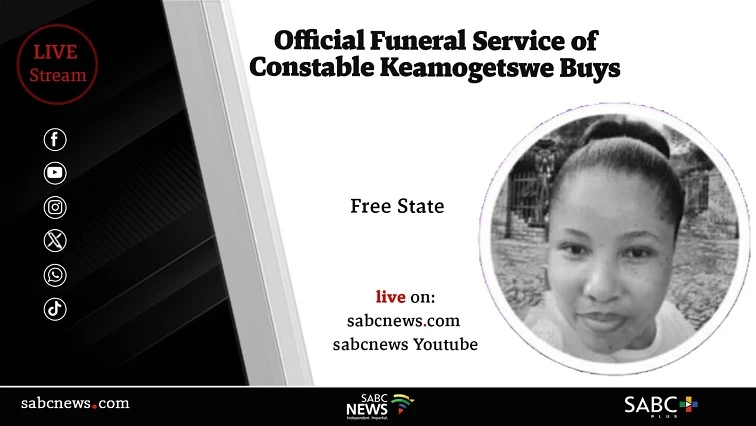 LIVE: Official Funeral Service of Constable Keamogetswe Buys