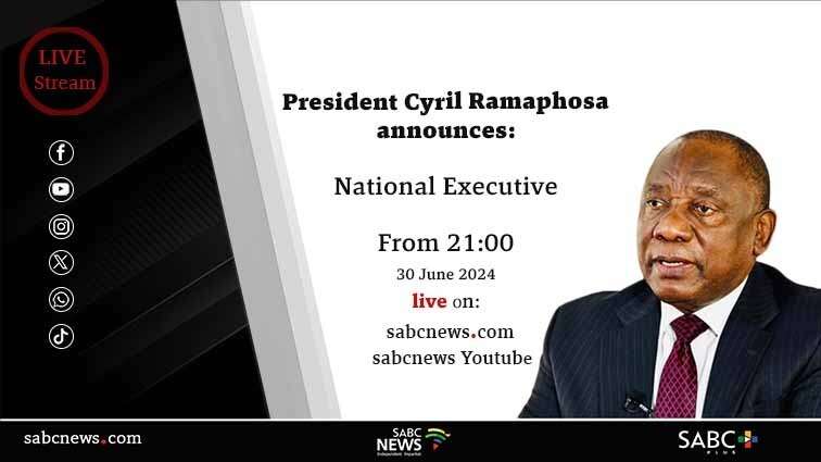 LIVE: President Cyril Ramaphosa announces National Executive