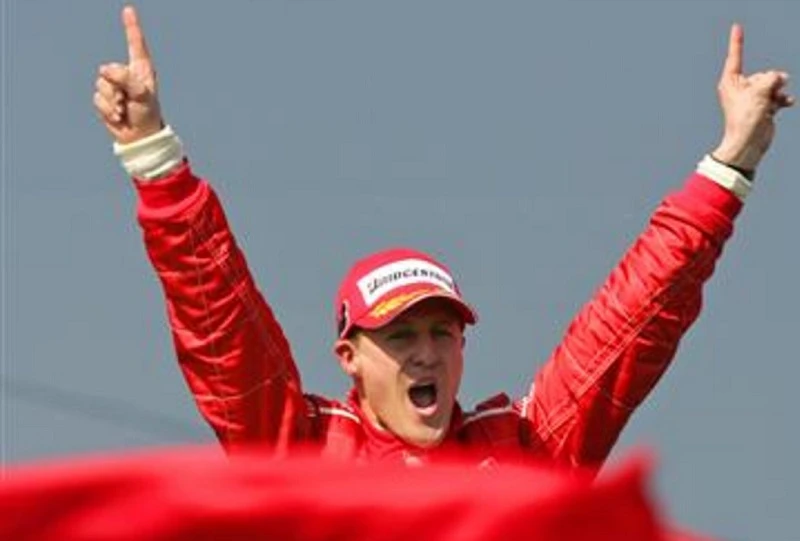 Michael Schumacher’s Ferrari sets Formula One record at auction