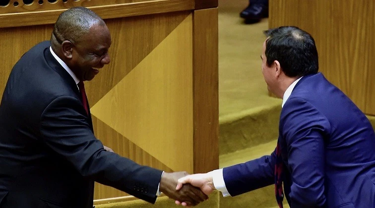 Ramaphosa hits back at Steenhuisen for National Dialogue withdrawal