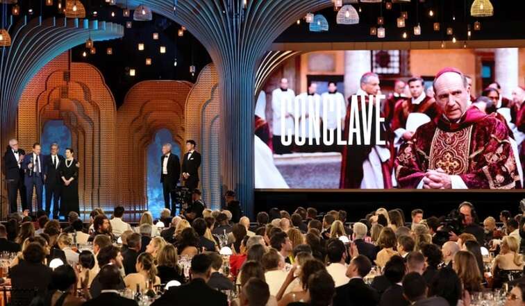 ‘Conclave’ wins a SAG award for the Best Cast Performance