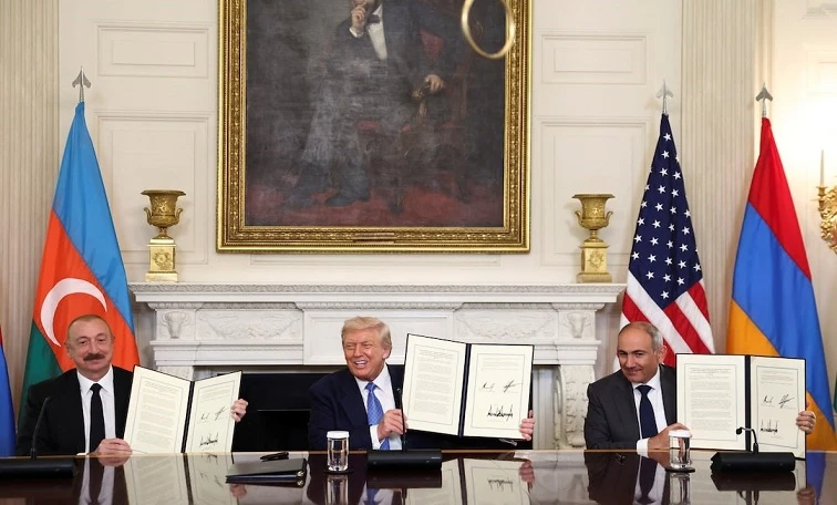 Trump announces peace agreement between Azerbaijan and Armenia