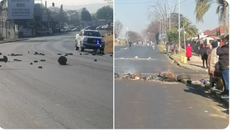 JMPD monitors protest over power outage in Bertrams
