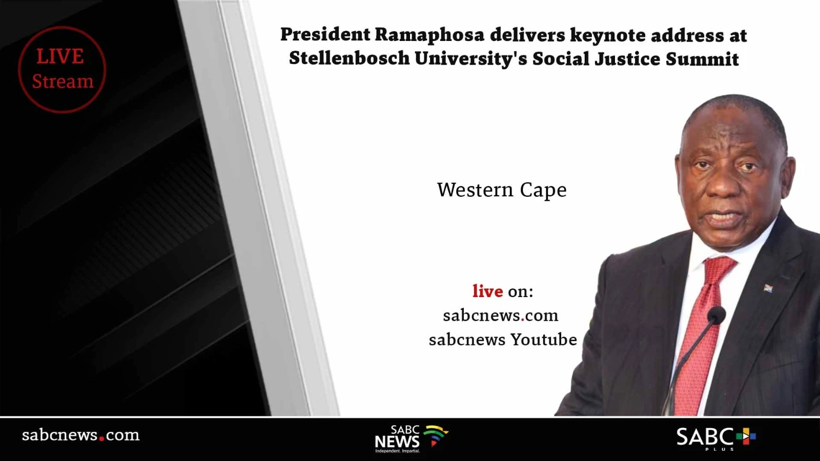LIVE | Ramaphosa addresses Stellies’ Social Justice Summit