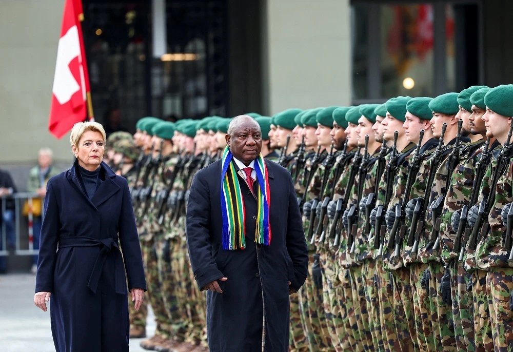 Ramaphosa in Bern to boost ties on investment, skills and innovation