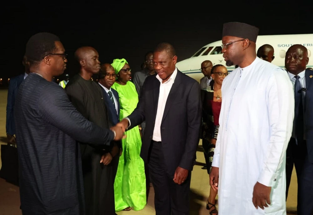 Deputy President Mashatile arrives in Senegal for working visit