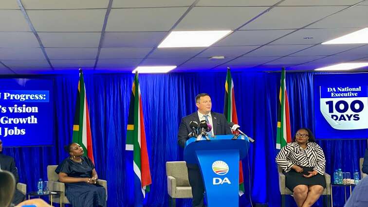 Joining GNU sparked optimism, boosted economic confidence: DA leader