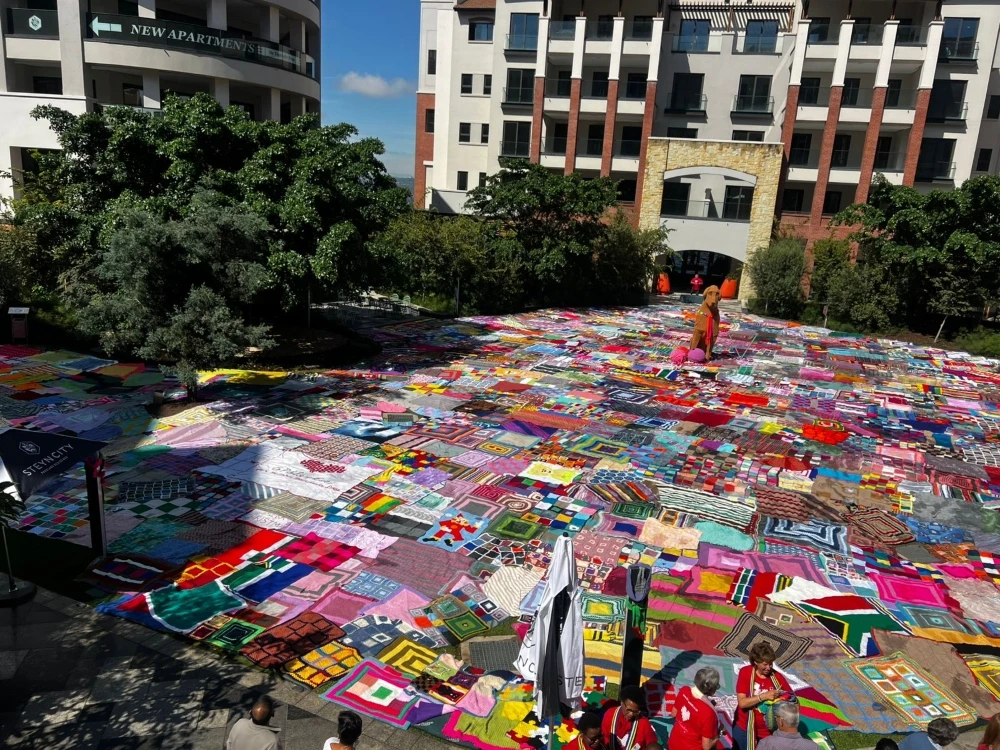 67 Blankets for Nelson Mandela Day hosts knitting drive