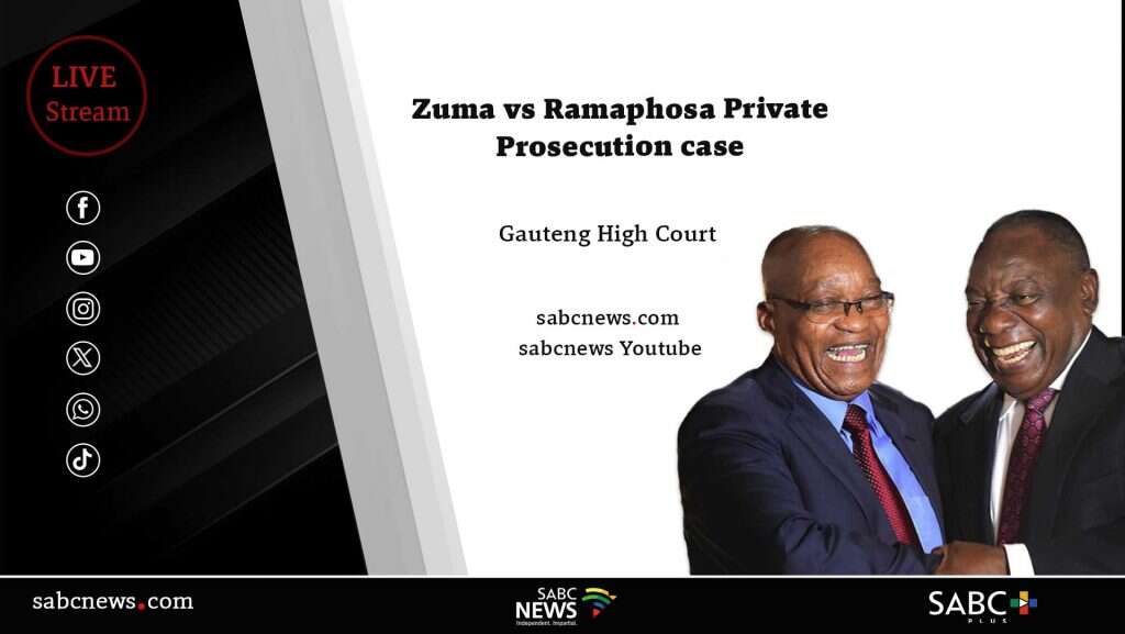 (HOLD) LIVE: Zuma vs Ramaphosa private prosecution case