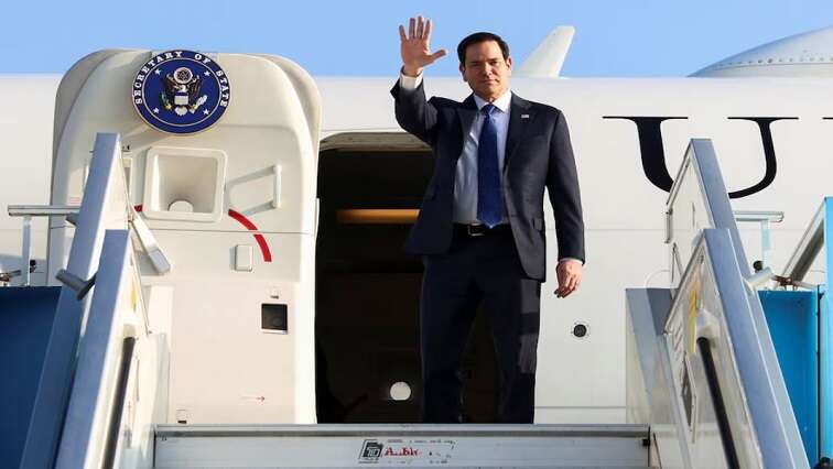 Rubio arrives in Saudi Arabia before Russia talks to end Ukraine war