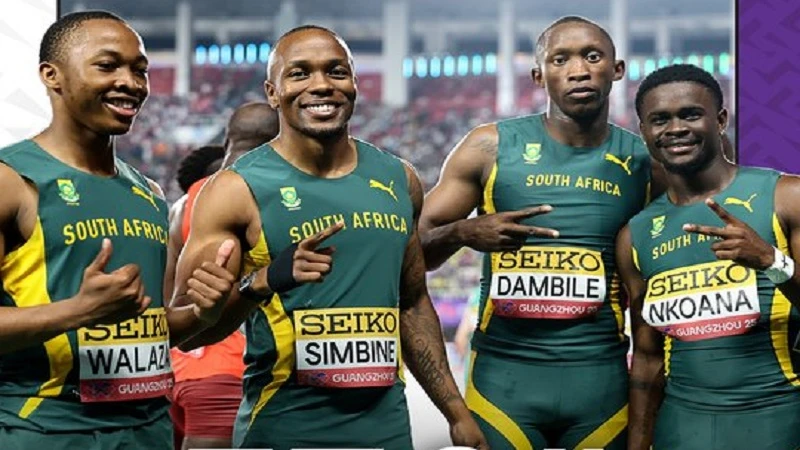 Team SA shines at World Athletics relays, secures spots in finals