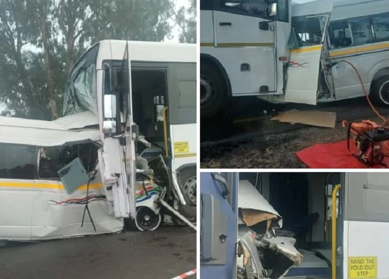 Head-on crash between bus and taxi in Mpumalanga claims 9 lives