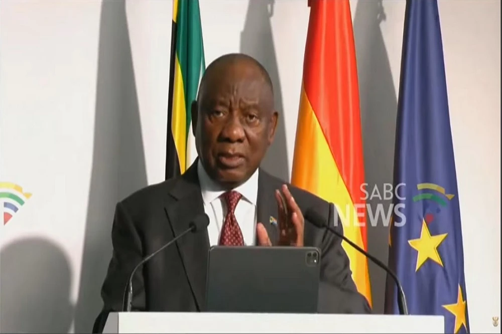 Ramaphosa warns global inequality threatens democracy