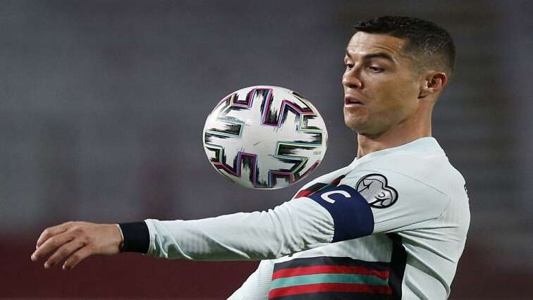 Ronaldo trains with Portugal ahead of Georgia game