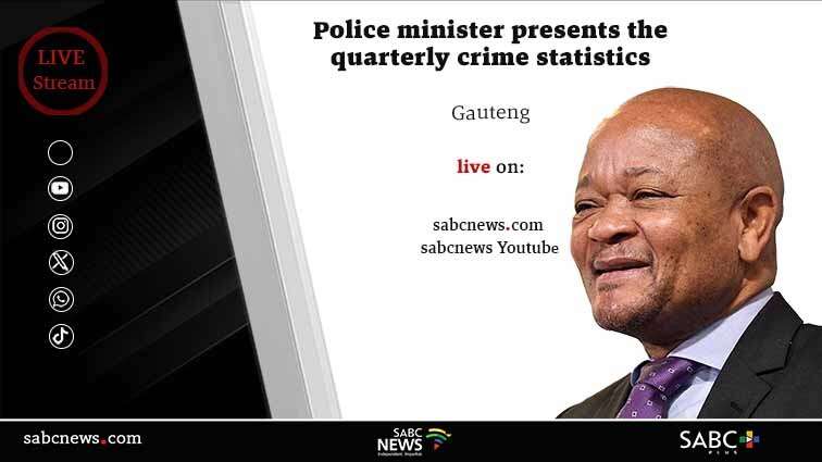 LIVE: Police Minister presents quarterly crime statistics