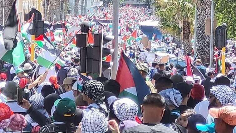 Palestine Solidarity Campaign leads march to Cape Town High Court