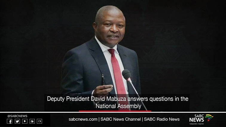 VIDEO | Deputy President David Mabuza answers questions in Parliament