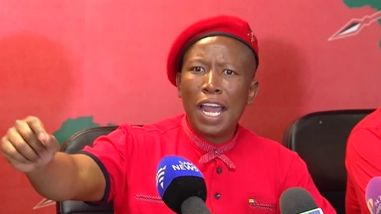 VIDEO: Julius Malema leads EFF media briefing