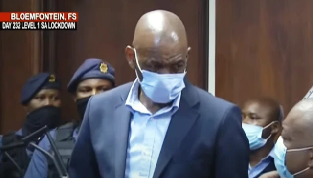 Magashule thanks supporters following court appearance