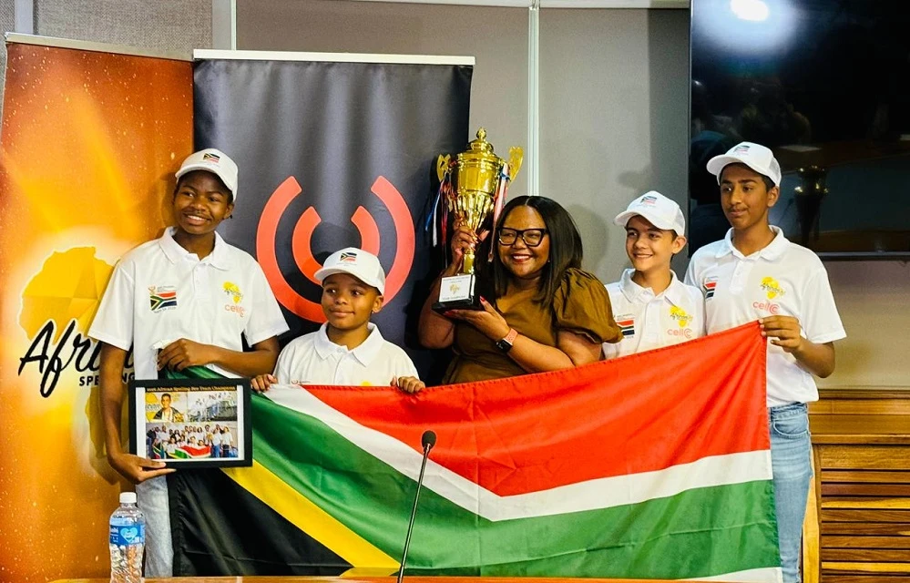 Gwarube proud of SA learners after winning continental spelling bee