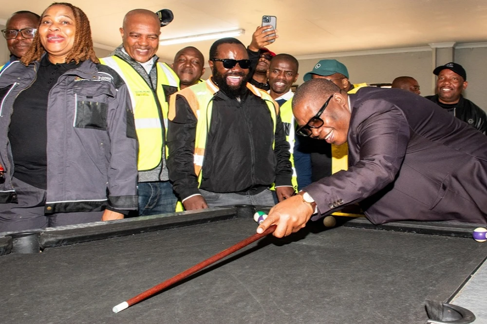 Lesufi hails progress in George Goch Hostel revamp project