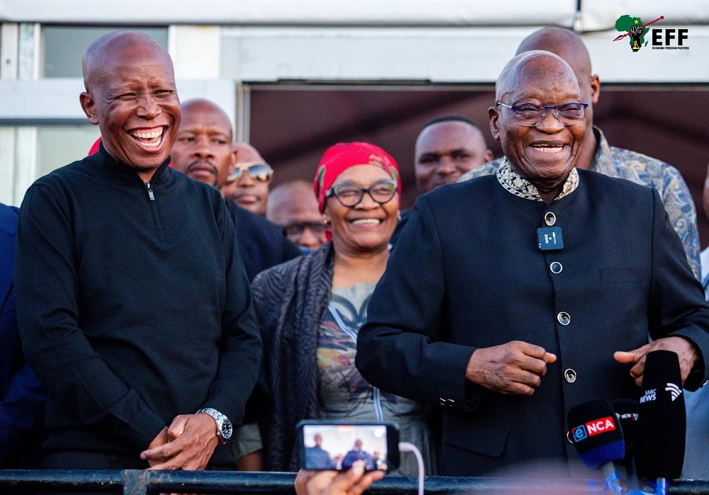 Zuma calls for united front with EFF to complete liberation struggle
