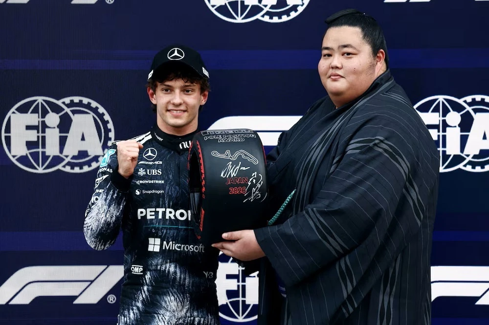 Antonelli makes history as youngest championship leader