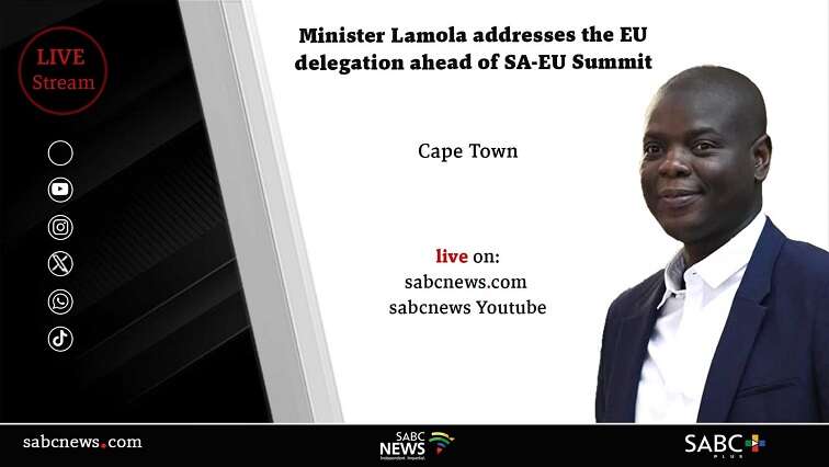 LIVE: DIRCO Minister delivers address ahead of SA-EU Summit