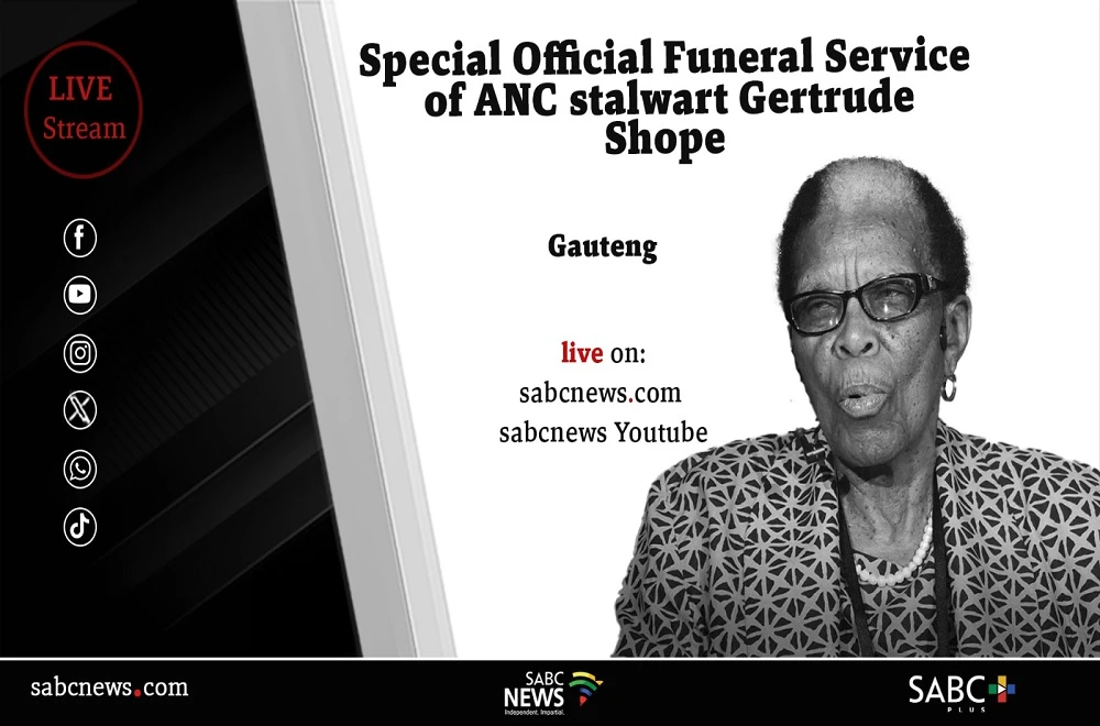 LIVE: Gertrude Shope’s Special Official Category 1 Funeral