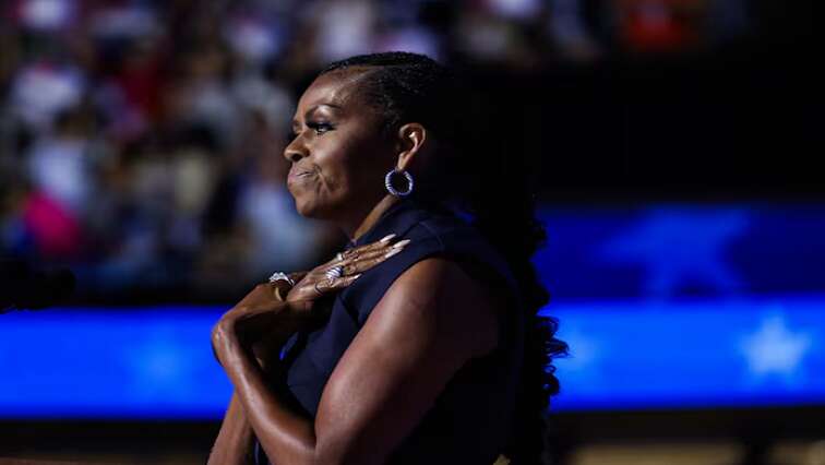 Michelle Obama, Harris and Trump campaign in Michigan