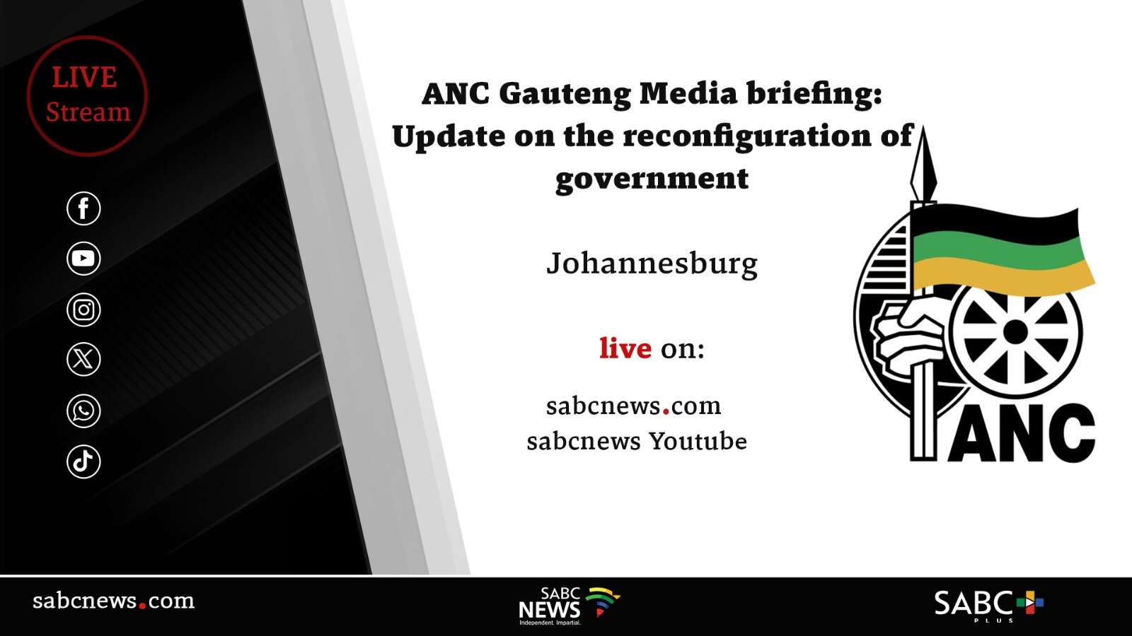 LIVE | ANC in Gauteng briefs media