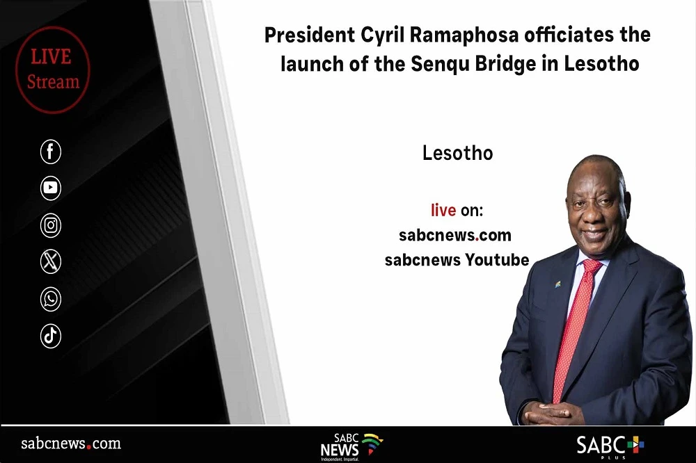 LIVE | Ramaphosa officiates Senqu Bridge launch