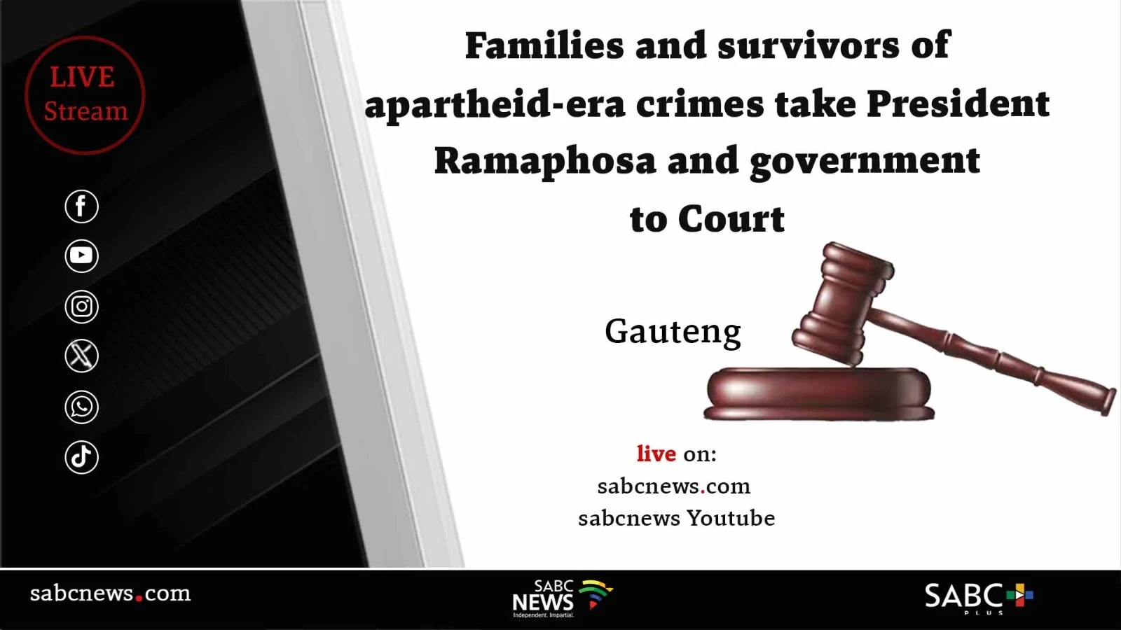 LIVE | Families, survivors of apartheid-era crimes take govt to court