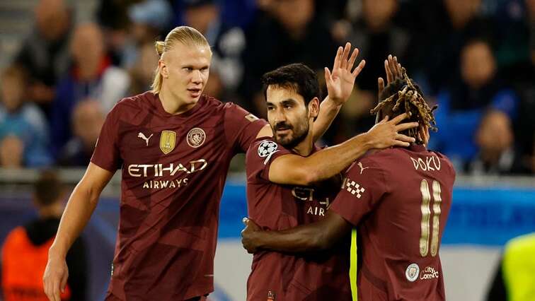 Haaland on target again in Man City’s 4-0 rout of Slovan Bratislava