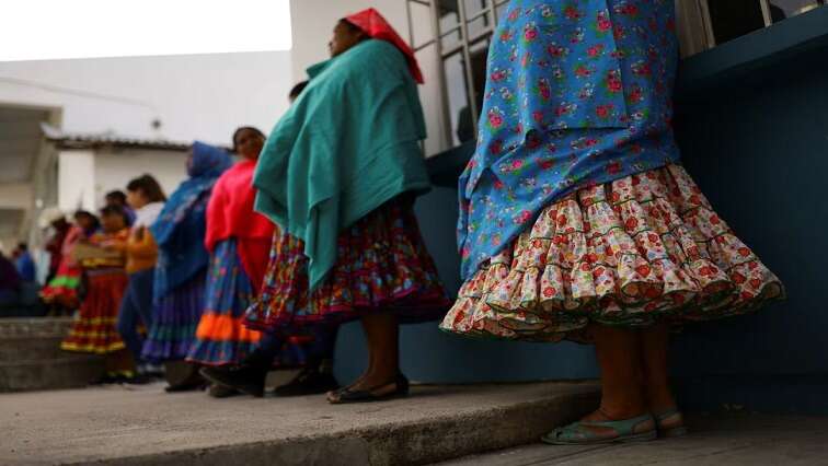 Opposition candidate Galvez votes in Mexico’s general elections