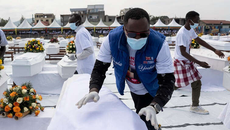 Eastern Congo mourns victims of conflict in ceremony