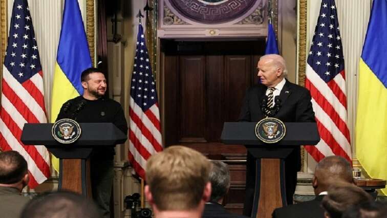 Biden apologises to Zelenskiy for congressional delays to US aid