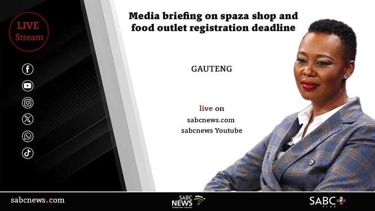 LIVE: Media briefing on registration of spaza shops