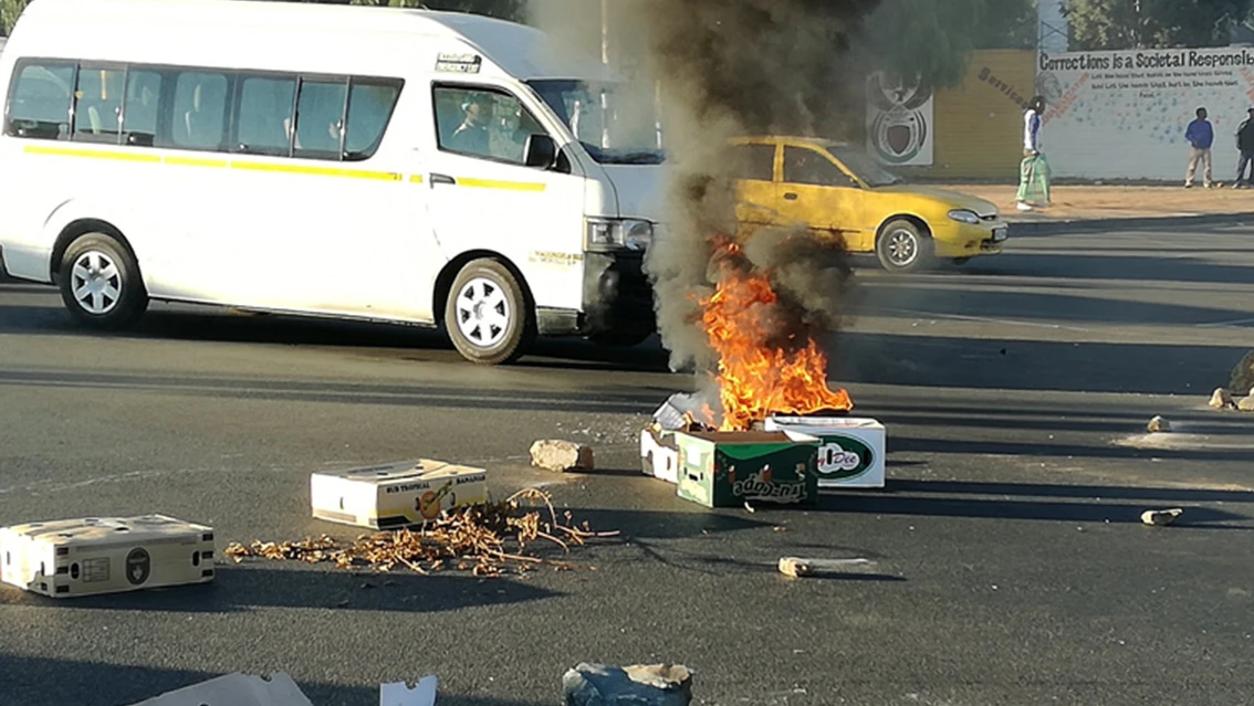 Protest halts traffic on R40 in Mpumalanga
