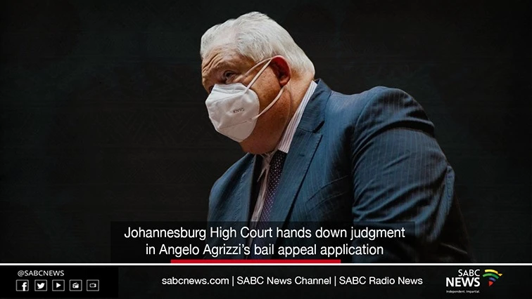LIVE: Johannesburg High Court hands down judgement in Angelo Aggrizi’s bail appeal application