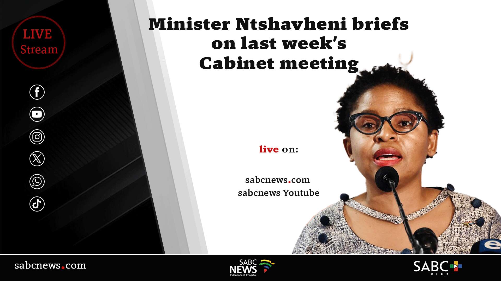 LIVE | Ntshavheni briefs media on last week’s cabinet meeting