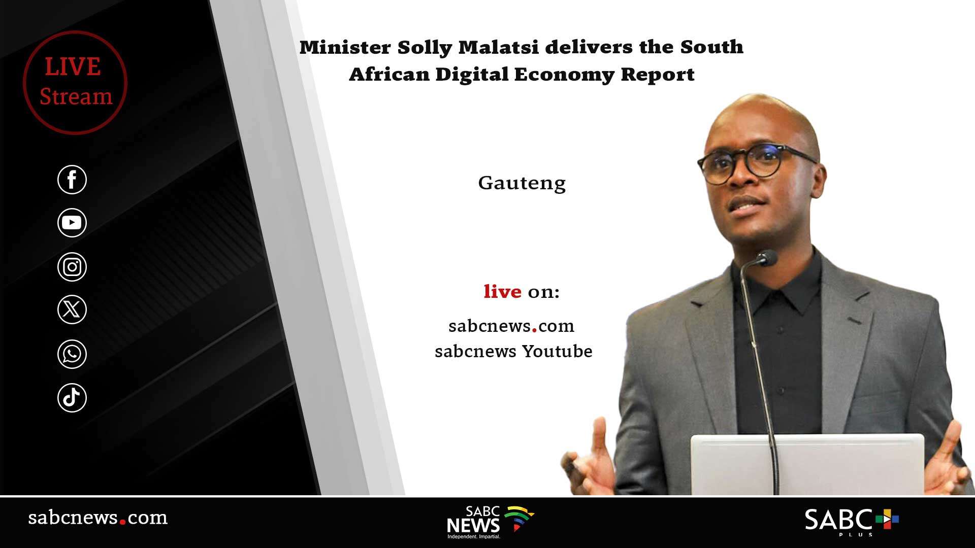 LIVE: Launch of South African Digital Economy Report