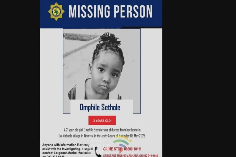 Search for Limpopo toddler Omphile Sithole still continuing