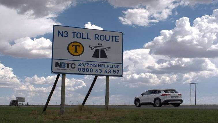 N3 toll route anticipates high traffic from midday