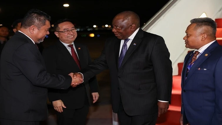President Ramaphosa arrives in Malaysia for ASEAN Summit