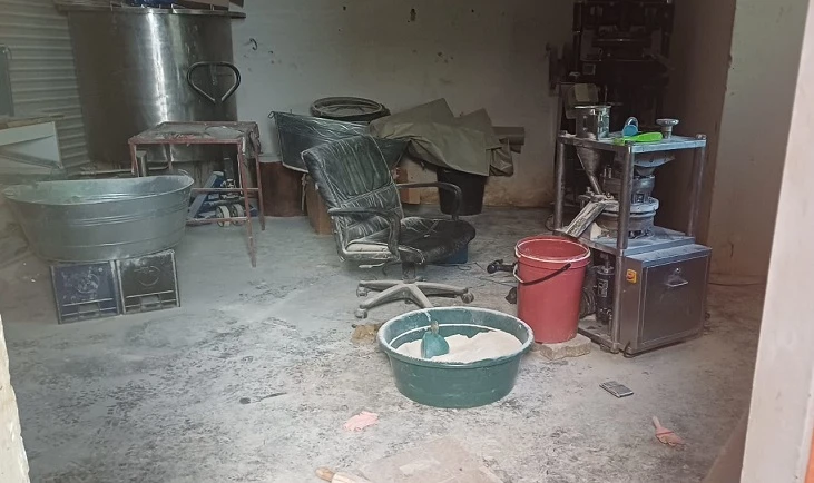 Police uncover drug lab worth over R10 million, two suspects arrested