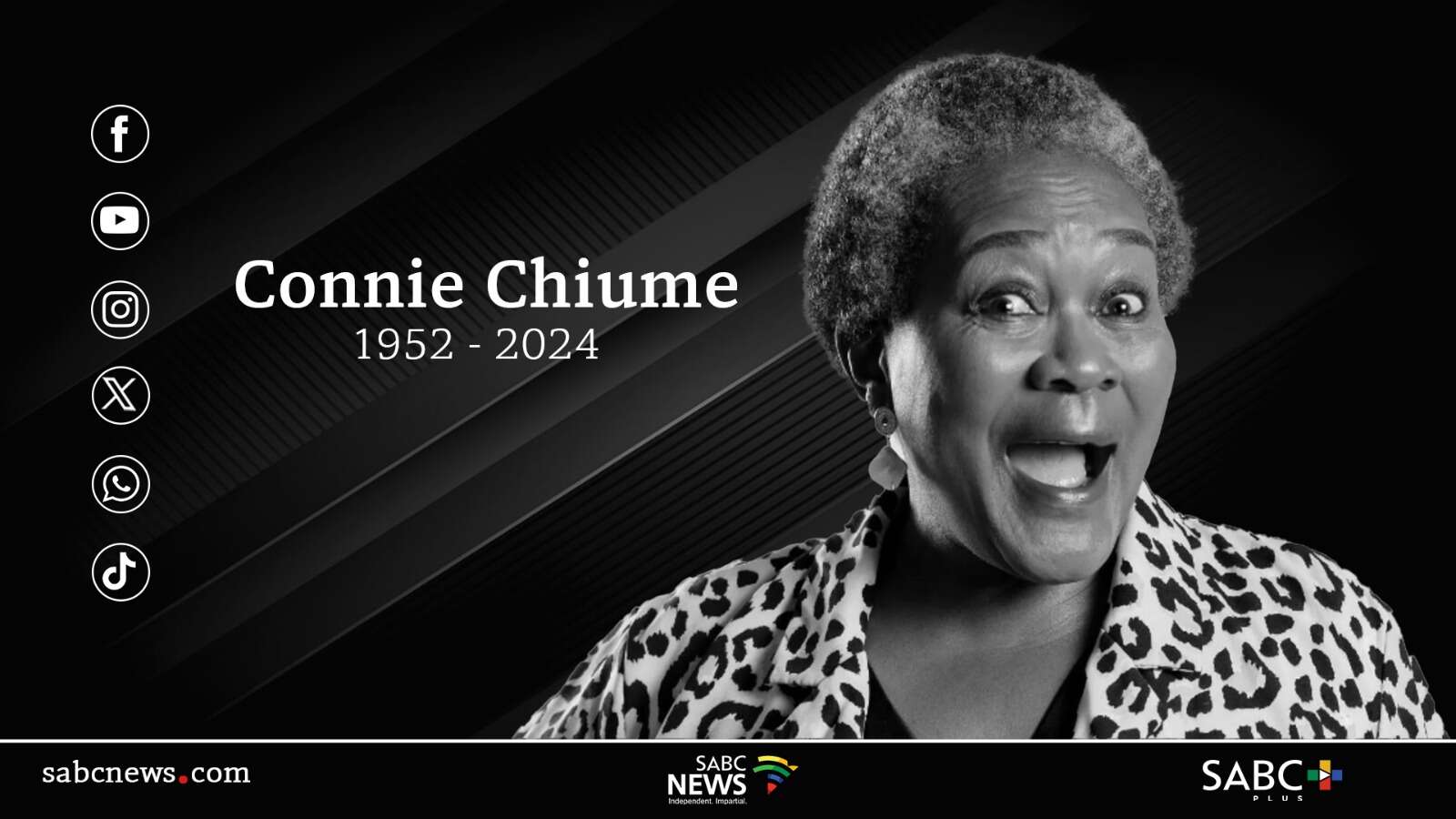 Connie Chiume described as a kind leader by filmmaker