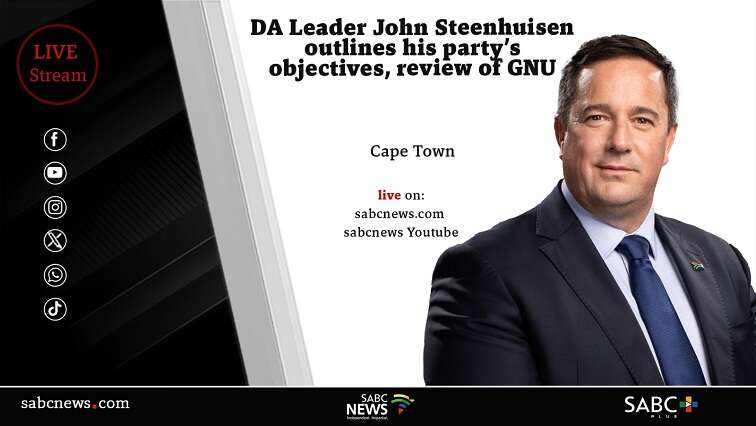 LIVE: John Steenhuisen outlines DA objectives, review of GNU