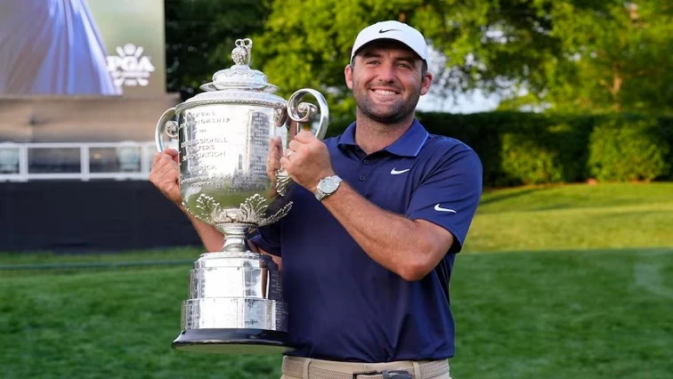 Scheffler wins PGA Championships
